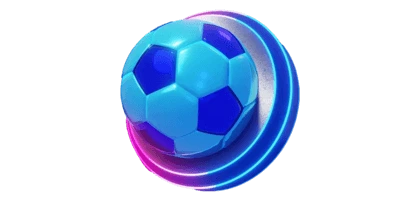 Colorful soccer ball